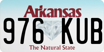 AR license plate 976KUB