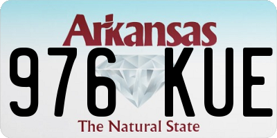 AR license plate 976KUE