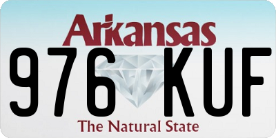 AR license plate 976KUF