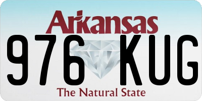 AR license plate 976KUG