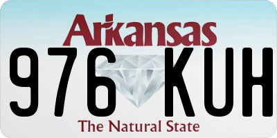AR license plate 976KUH