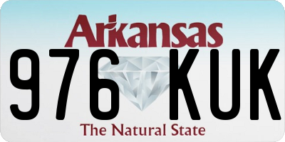 AR license plate 976KUK