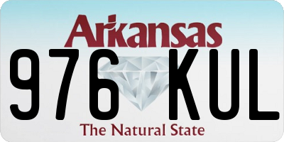 AR license plate 976KUL