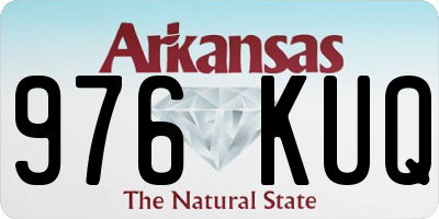 AR license plate 976KUQ