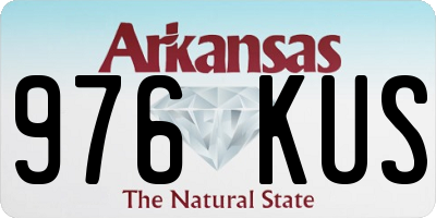 AR license plate 976KUS