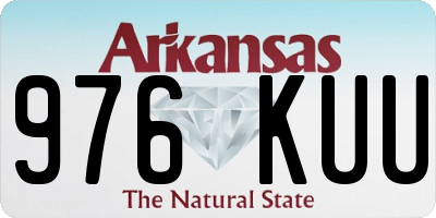 AR license plate 976KUU