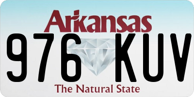 AR license plate 976KUV