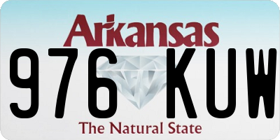 AR license plate 976KUW