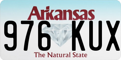 AR license plate 976KUX