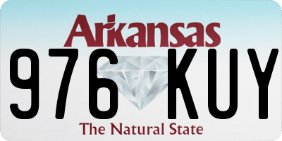 AR license plate 976KUY
