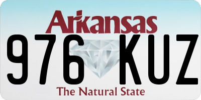 AR license plate 976KUZ