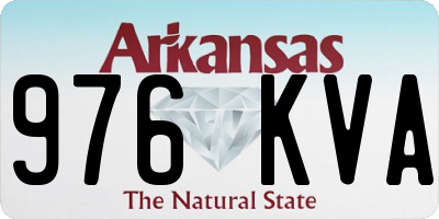 AR license plate 976KVA