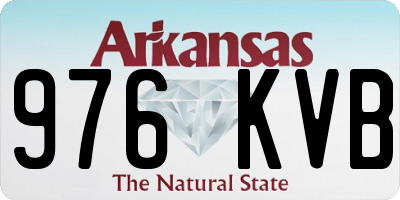 AR license plate 976KVB