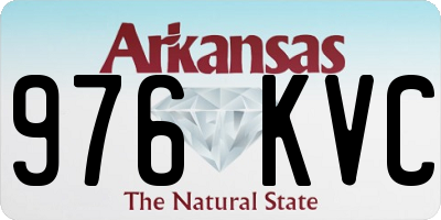 AR license plate 976KVC