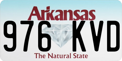 AR license plate 976KVD