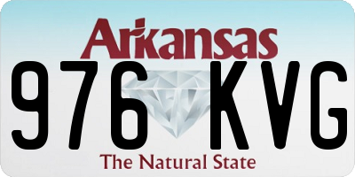 AR license plate 976KVG