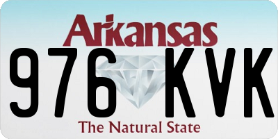 AR license plate 976KVK