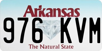 AR license plate 976KVM