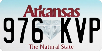 AR license plate 976KVP