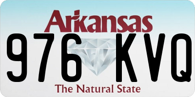 AR license plate 976KVQ