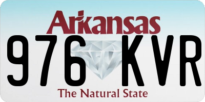 AR license plate 976KVR