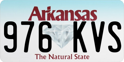 AR license plate 976KVS