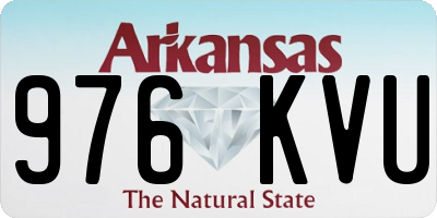 AR license plate 976KVU