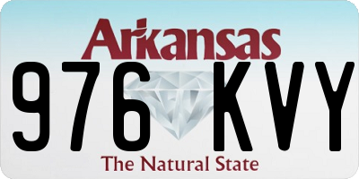 AR license plate 976KVY