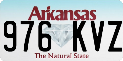 AR license plate 976KVZ