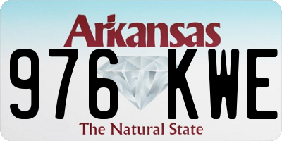 AR license plate 976KWE