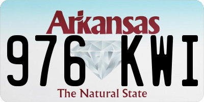 AR license plate 976KWI
