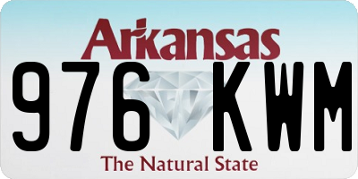 AR license plate 976KWM