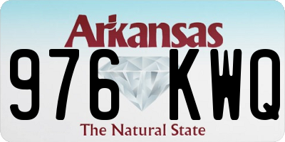 AR license plate 976KWQ