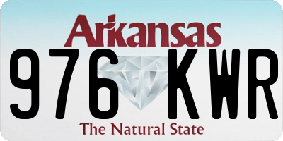 AR license plate 976KWR