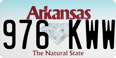 AR license plate 976KWW