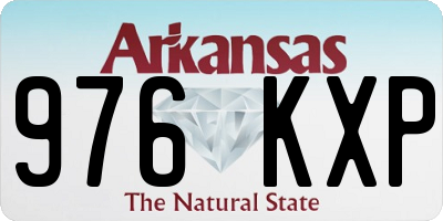 AR license plate 976KXP
