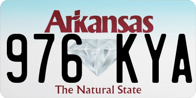 AR license plate 976KYA