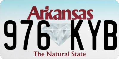 AR license plate 976KYB