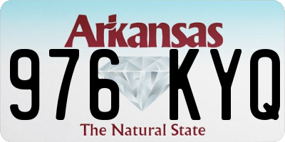 AR license plate 976KYQ