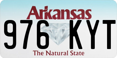 AR license plate 976KYT