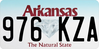 AR license plate 976KZA