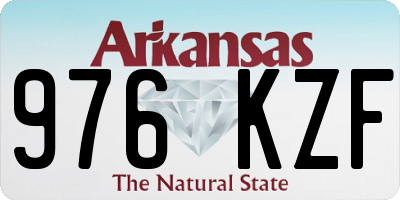 AR license plate 976KZF