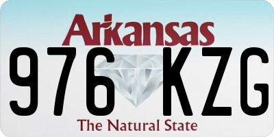 AR license plate 976KZG