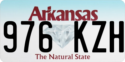 AR license plate 976KZH