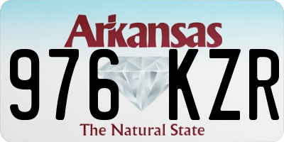 AR license plate 976KZR