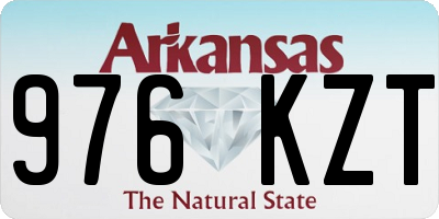AR license plate 976KZT