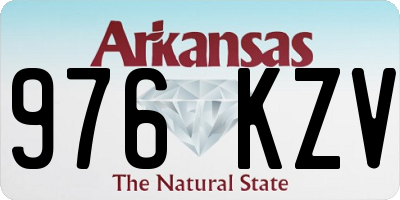 AR license plate 976KZV