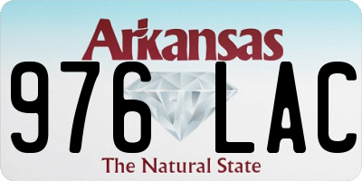 AR license plate 976LAC