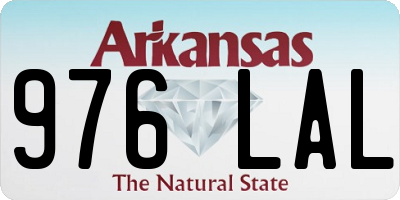 AR license plate 976LAL