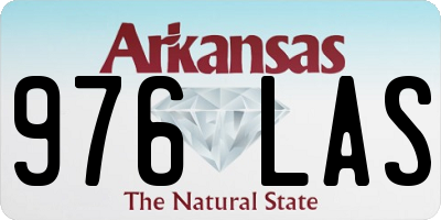 AR license plate 976LAS